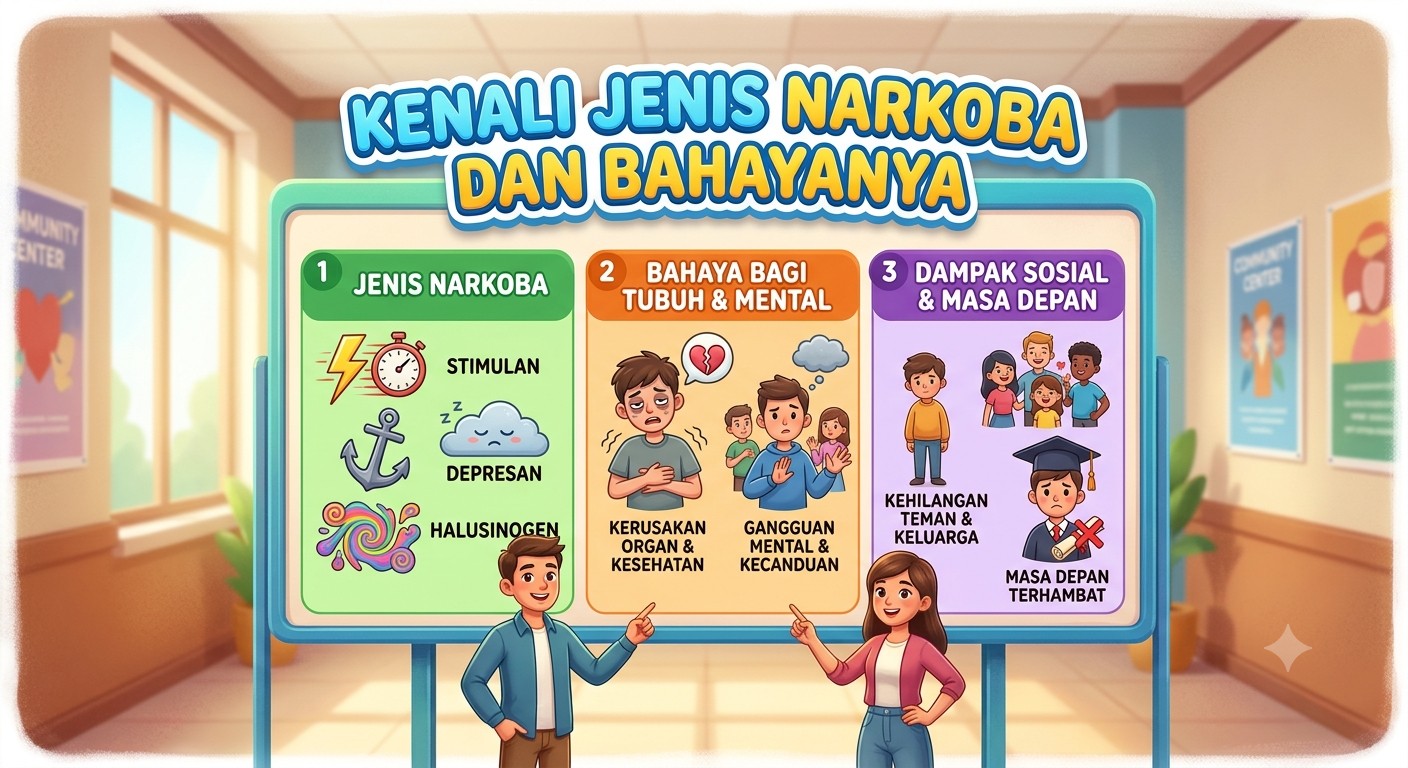 Kenali Jenis Narkoba dan Bahayanya