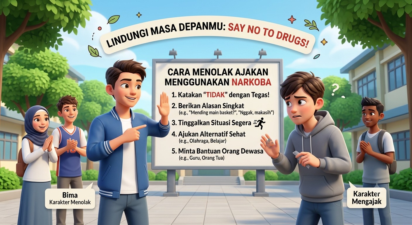 Cara Menolak Ajakan Menggunakan Narkoba